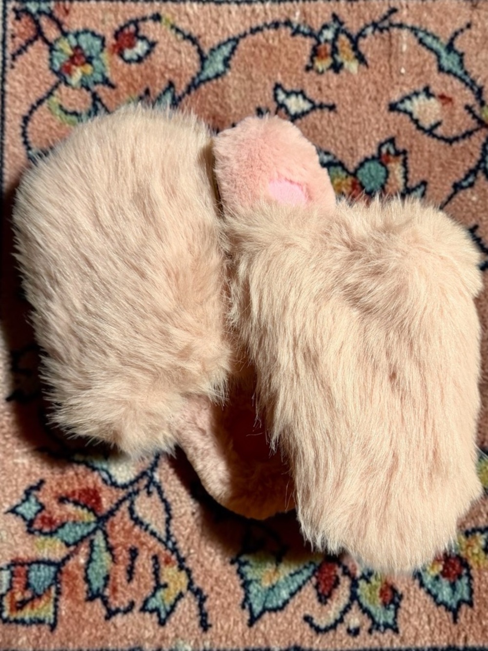 Maeve Fuzzy Faux Fur Slippers